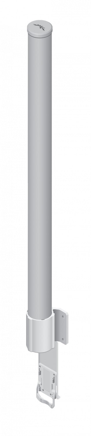 AMO-2G13. Antena omnidireccional UI de 13 dBi, 2,4 GHz, 2x2 MIMO, con 2 conectores RP-SMA macho/hembra, UBIQUITI
