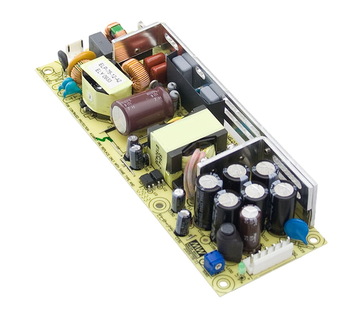 Fuente de poder open frame PFC 75W ELP-75 - 12V