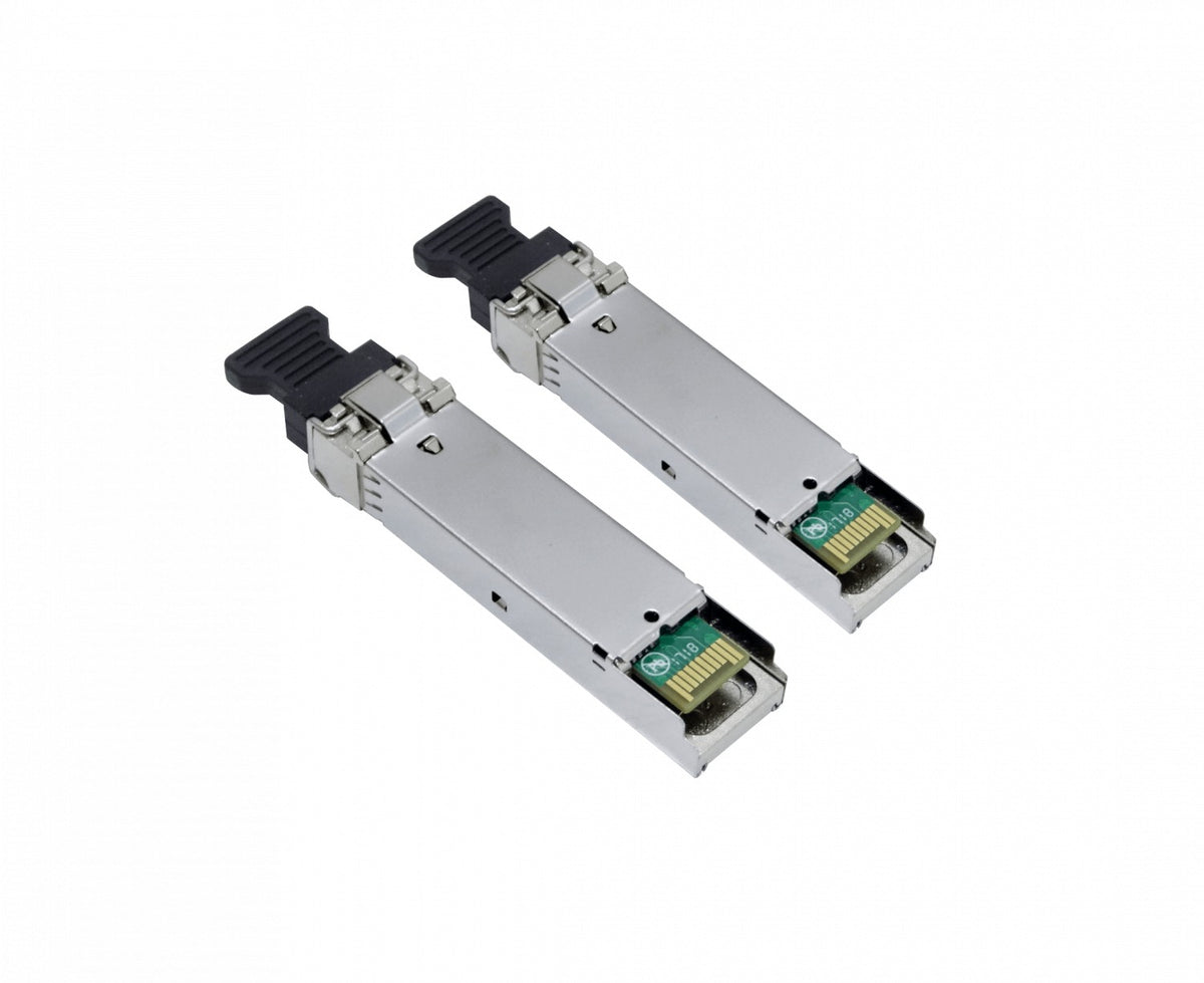 S-4554LC80D MIKROTIK 1-LC 80km Pareja SFP WDM Bidireccional 1550nm/1490nm 1,25Gbps