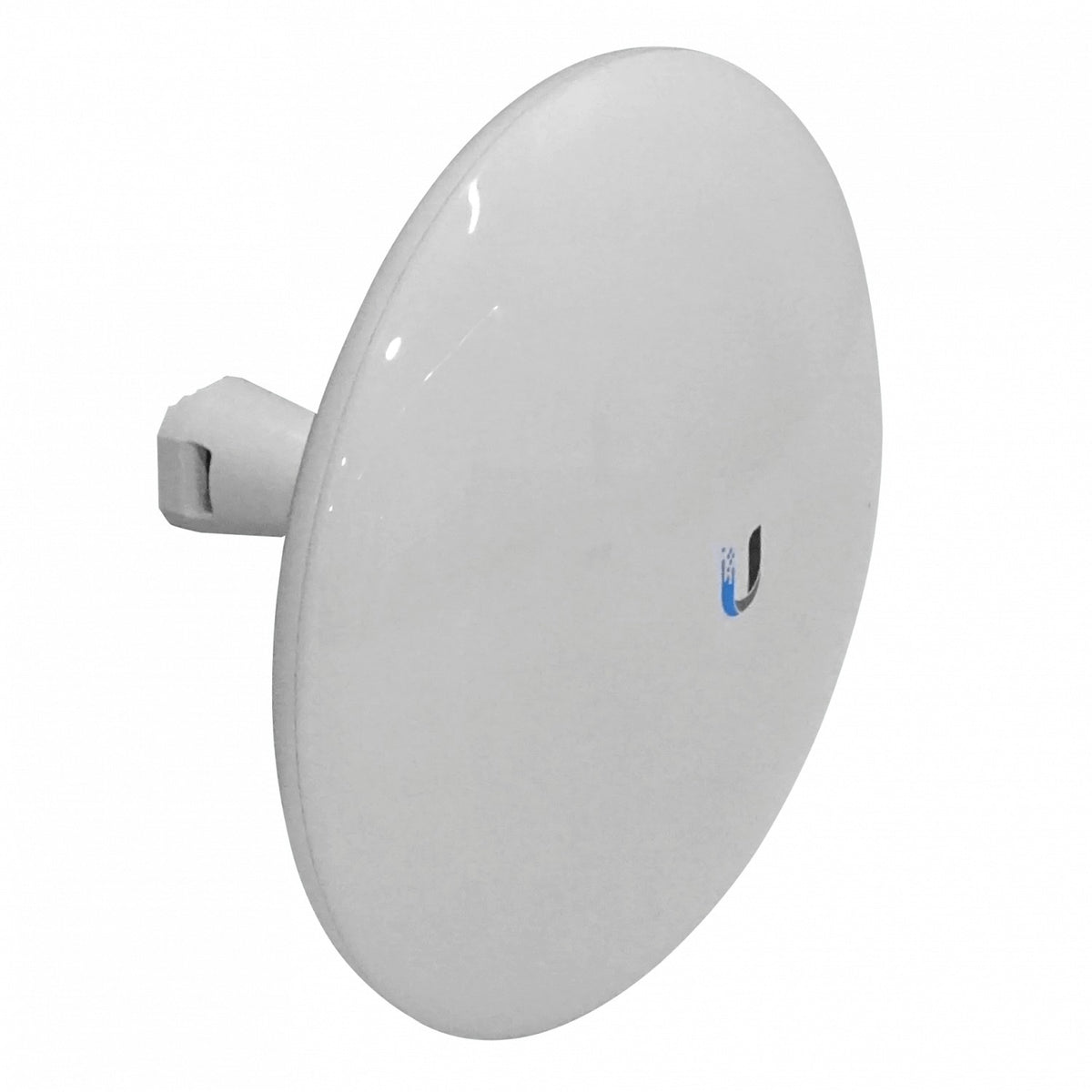 NBE-2AC-13. Punto de acceso inalámbrico UI de 2,4GHz con ganancia de 13dBi y potencia de transmisión de 27dBm, puerto Ethernet 10/100/1000 RJ45, incluye PoE pasivo de 24V y 12W, configuración MIMO 2x2, modelo NanoBeam NBE-2AC-13-EU UBIQUITI
