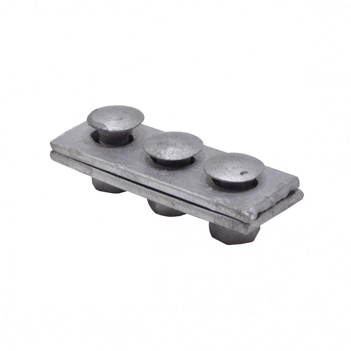 KTL0032 Abrazadera Fijación 3 Tornillos 5/8T/VTRC 125x46x6x15mm para Montaje en Poste