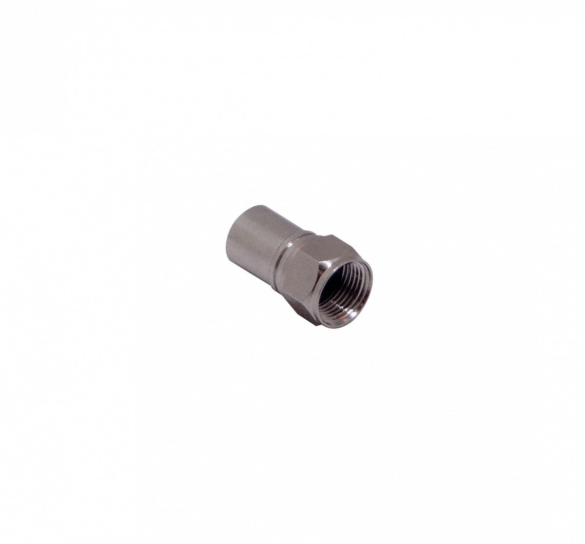 JVI Conector F Macho de Compresión Tipo Cónico para Cable Coaxial RG-6