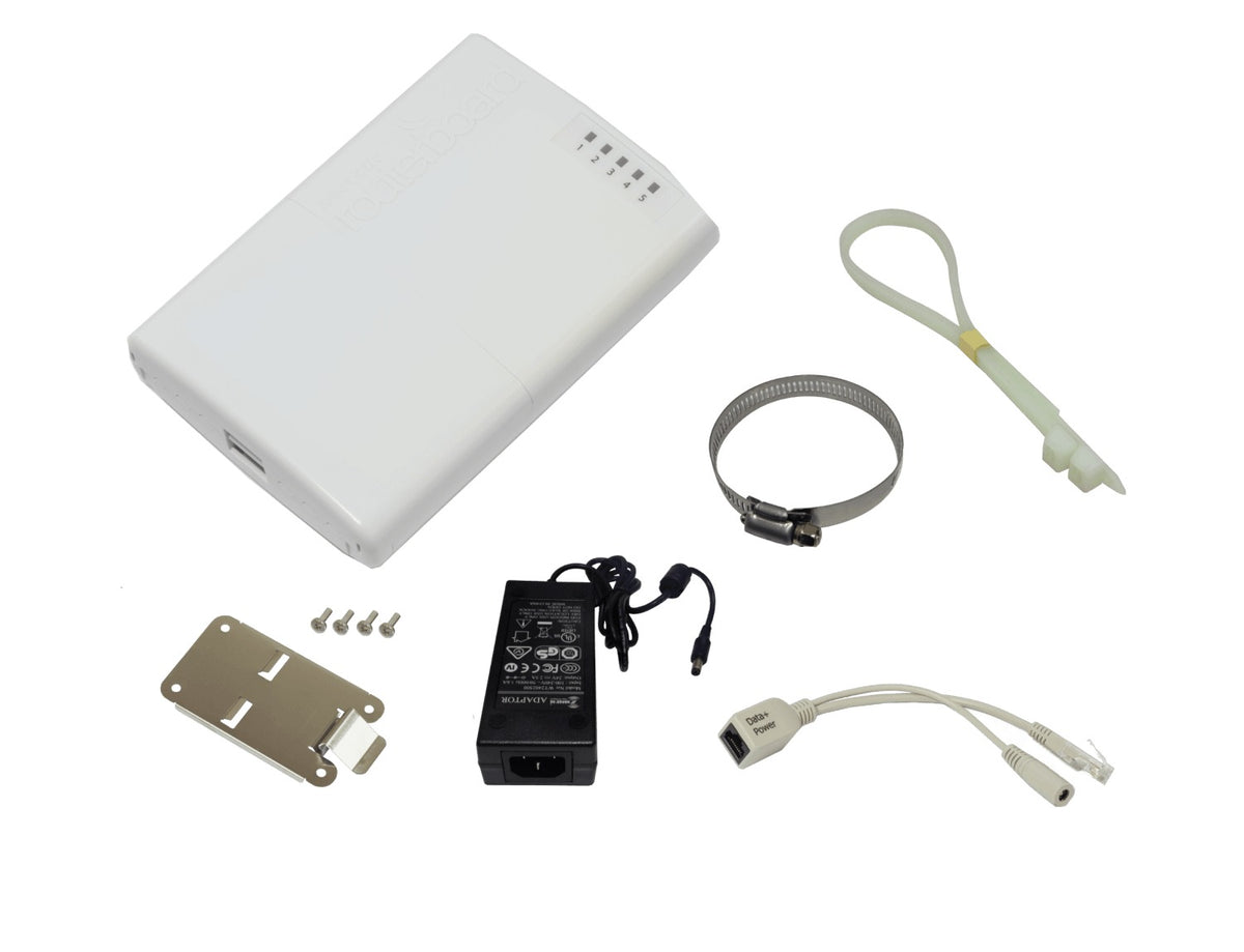 RB750P-PBR2 MIKROTIK Req-Cable Exterior 650MHz 5-100(4-PoE-out) L4 64mb 6-30VDC