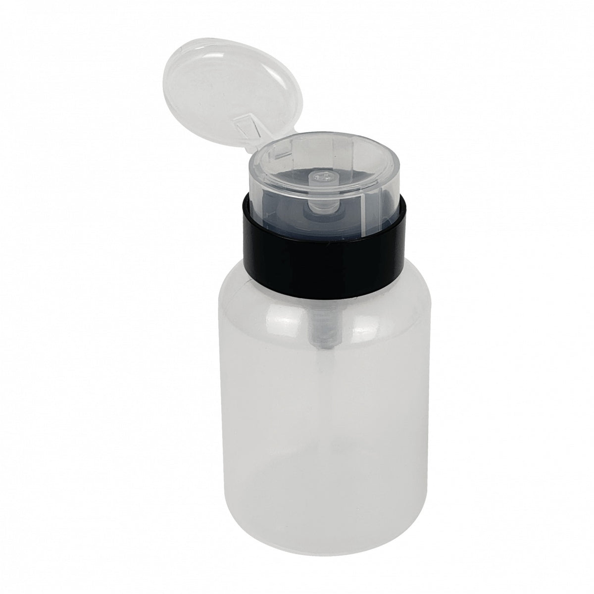 BOTELLA-300ML Envase dosificador vacío de 300 ml con tapa para fibra óptica, polipropileno transparente