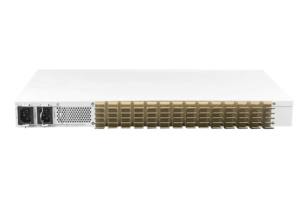 CRS326-4C+20G+2Q+RM MIKROTIK 20 puertos 2,5G 4 puertos 10G 4 ranuras SFP+ 2 ranuras QSFP+40G L6 2 fuentes 220VAC requiere-cables-C13