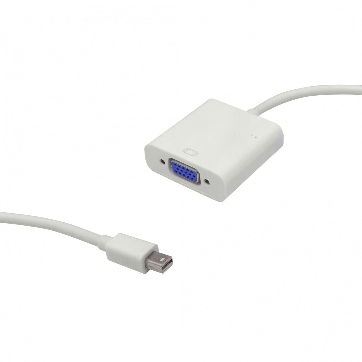 UL-MDPVGA Adaptador Macho Mini DisplayPort a Hembra VGA Blanco 15cm para MAC