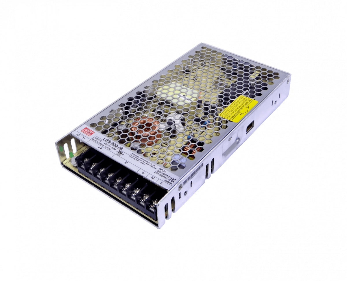 LRS-200-48 MEANWELL 211W 48V 4,4A Regulable Metálica Listón Fuente Alimentación sin Ventilador