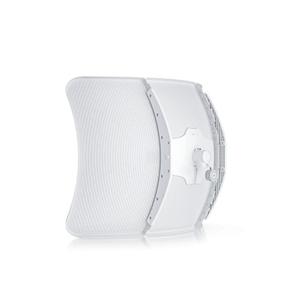 LTU-XR. UI antena de 29 dBi banda 5,15-5,95 GHz Bluetooth 2,4 GHz alcance 35 km 1-1000 incluye alimentación 24 V potencia 25 dBm ancho de banda 10-50 MHz LTU-XR-EU UBIQUITI