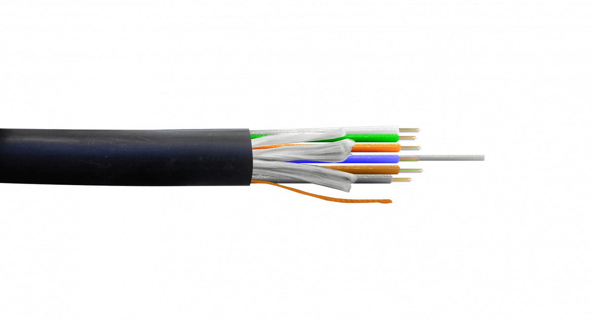 CFSK36 ADSS SM 36-Hilos-G652D 6x6-Tubos Fibra 7,9mm Cubierta-PE 9/125um Monomodo