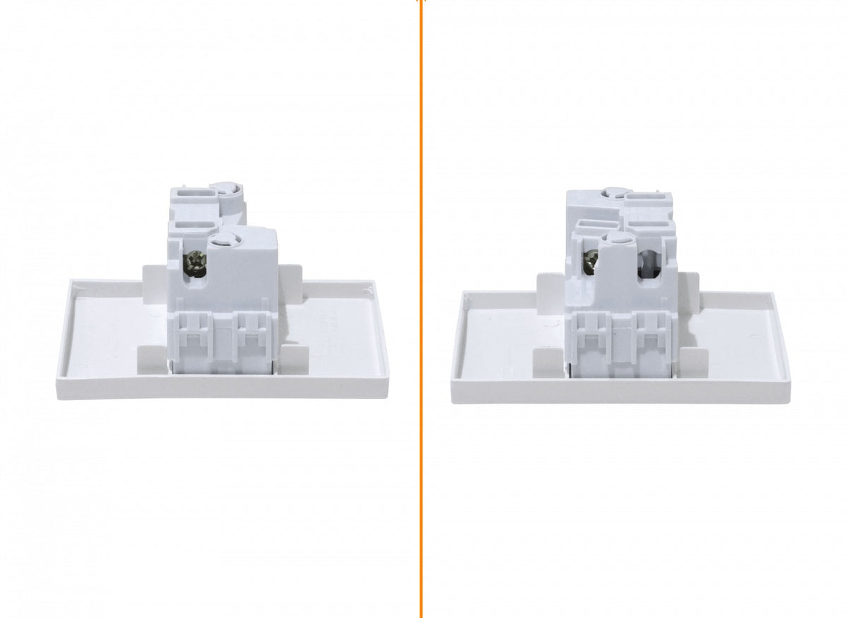 KEP-S KALOP Blanco Mecanismo Pulsador 2-contactos Interruptor 16A 250V requiere-marco/KEP-A KP40123