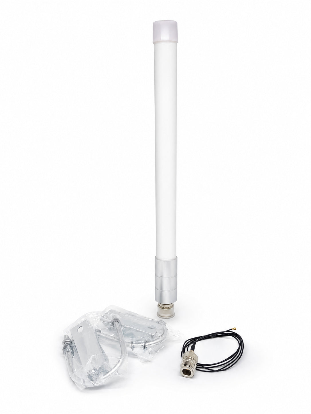 Antena de fibra de vidrio 3dBi Soporta 433Mhz, 470-510Mhz, 860-930Mhz