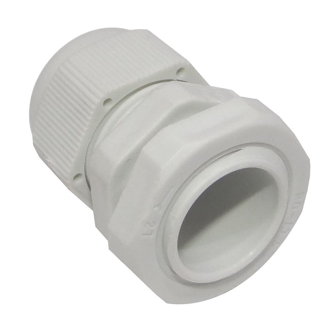 PG-13 6-12mm Pasacables Roscado PG13.5 PVC con Tapa Contra Accidentes