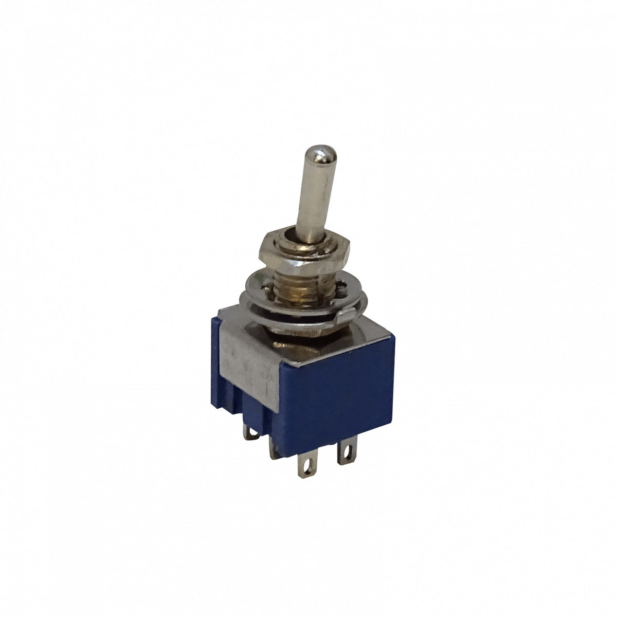 MTS-202 Conmutador 6-Pines 2-Posiciones Azul Claro ON-ON Palanca 250V 3AMP DPDT