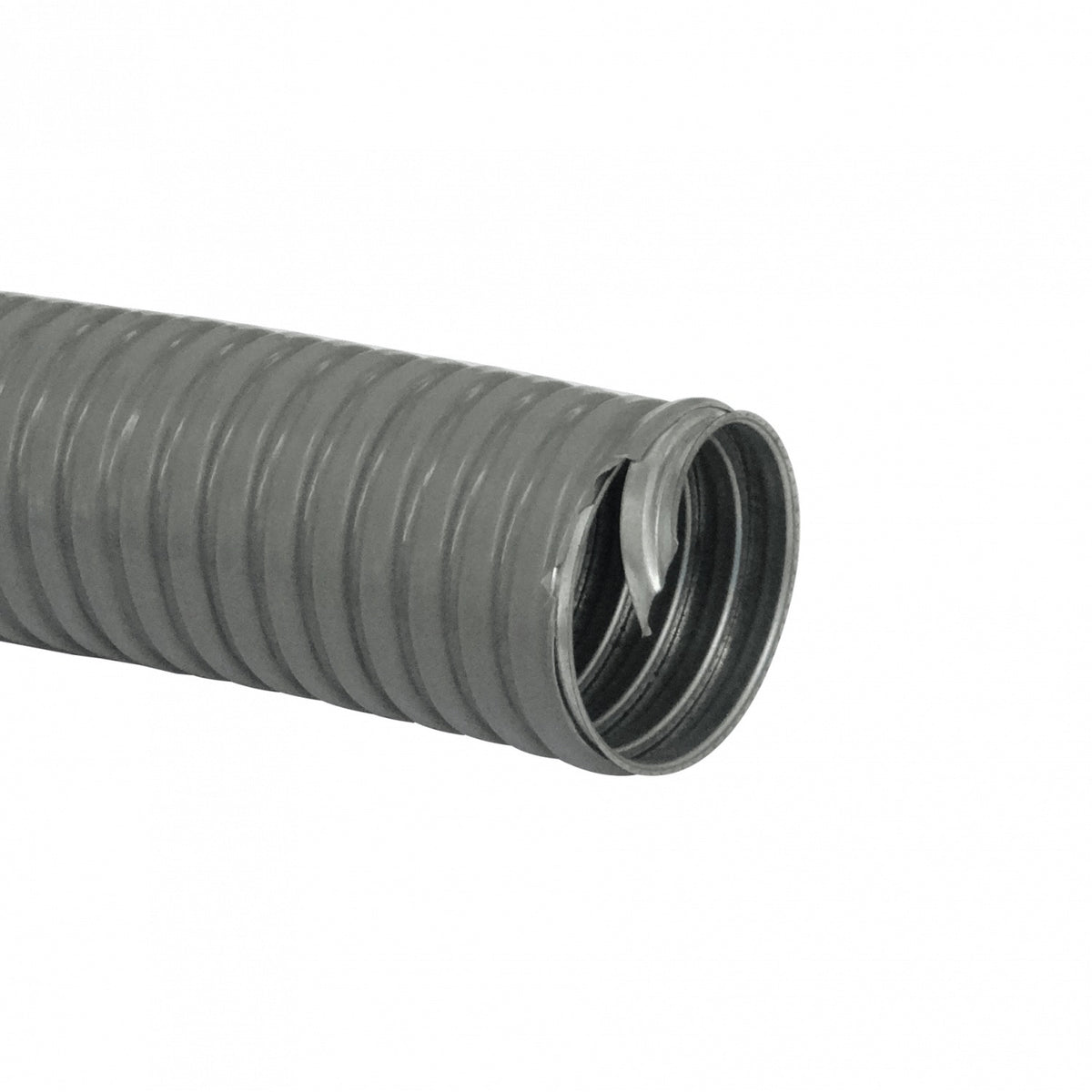 M75-20 75mm Bobina-20mts Tubería Flexible Metálica Recubierta-PVC PCFC