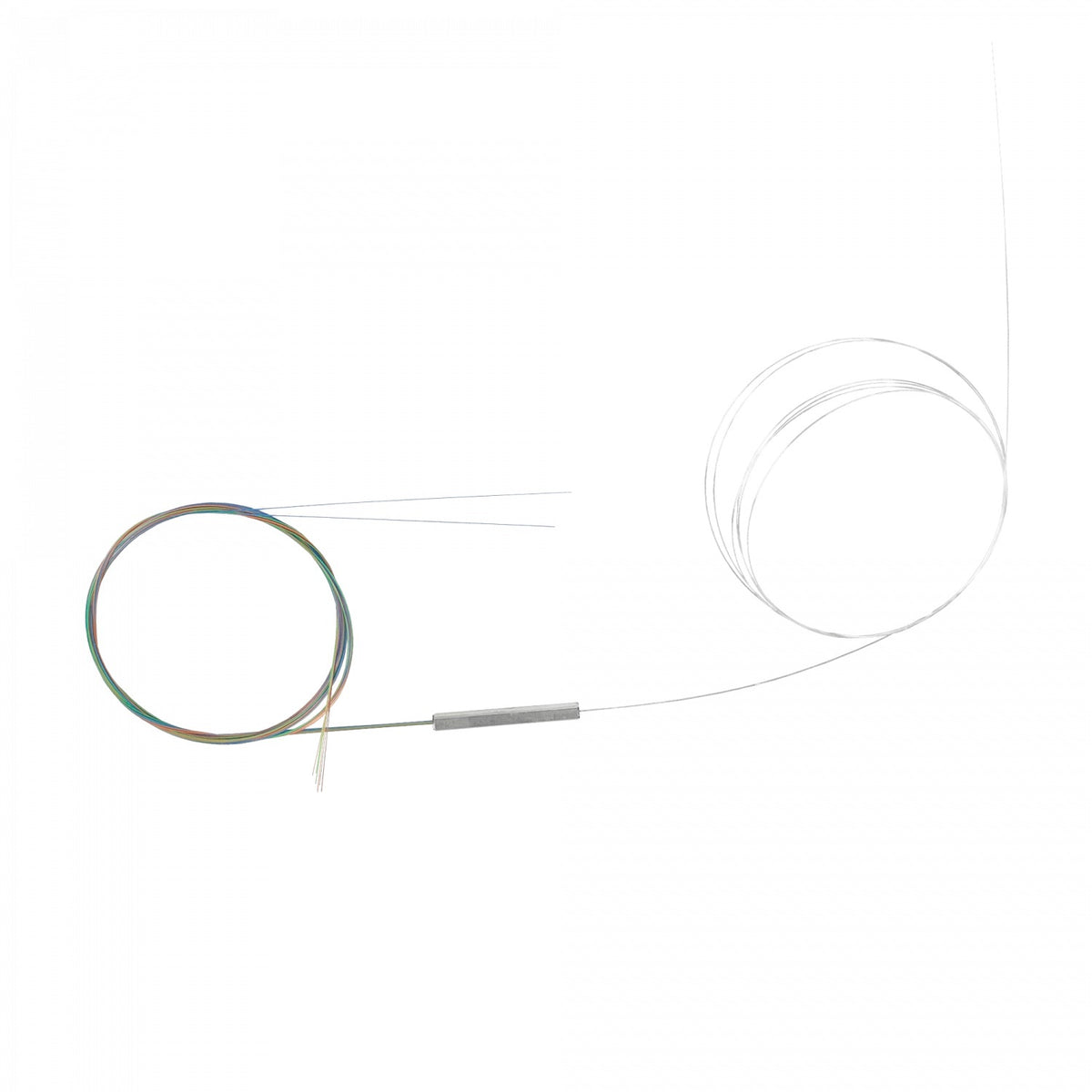 SPLITTER-08B 1x8 sin-Conectores Divisor p/EPON/GPON 1,5m req-Fusion 1260-1650mm