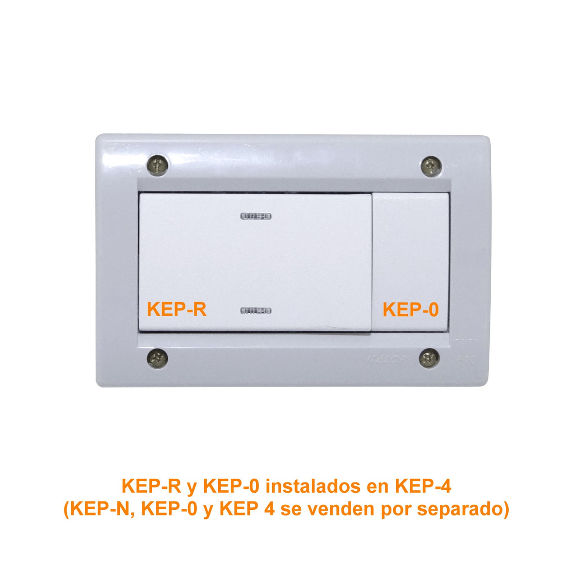 KEP-R KALOP Blanco Teclon 3pines 9/24 Conmutador 16A 250V requiere/KEP-A KT40126