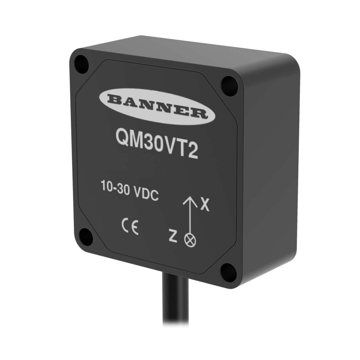 Sensor de Vibración y Temperatura Modbus Slave con Carcasa de Aluminio Banner QM30VT2-QP