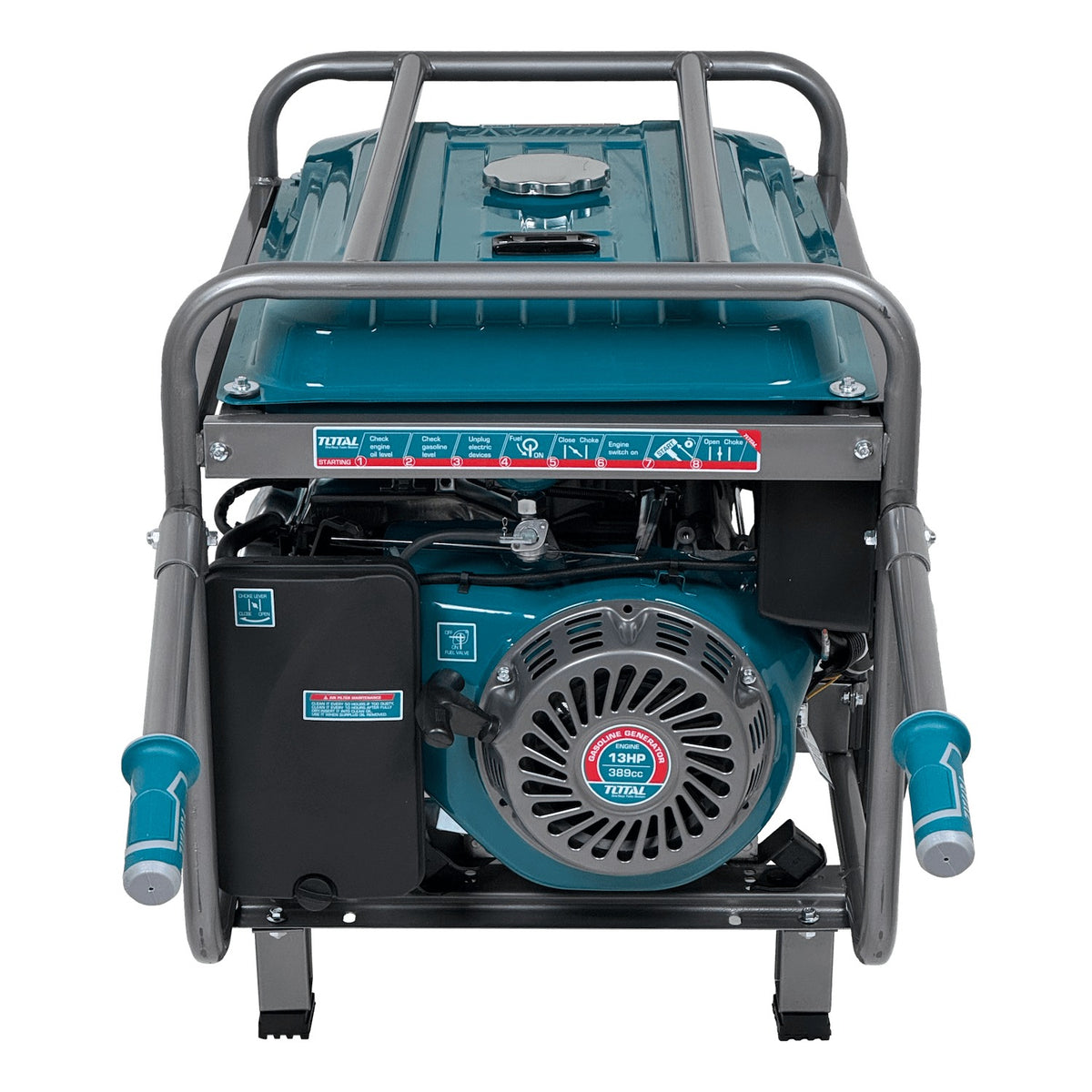 GENE-50 TOTAL 5000W Generador electr a gasolina Tanque-25L 220VAC TP155001