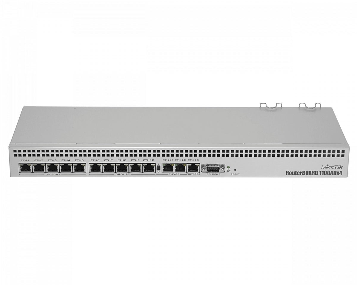 RB1100AHX4 MIKROTIK Requiere-Cables 128mb 4-1,4GHz Nivel6 13-1000 MSD sin-SATA Doble-Fuente DB9