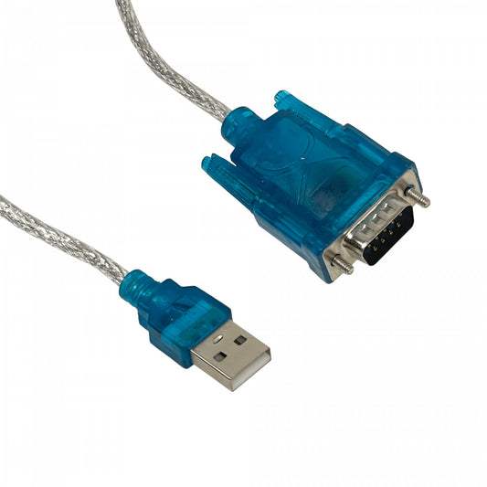 USB-RS232 USB a Serial DB9-Macho RS232 Cable 0,6mt 65cm