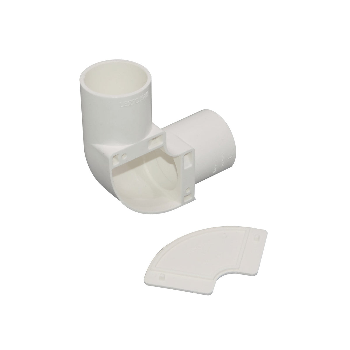 PVC32-CT LINKCHIP 32mm Codo con Tapa para Tubo PVC Blanco