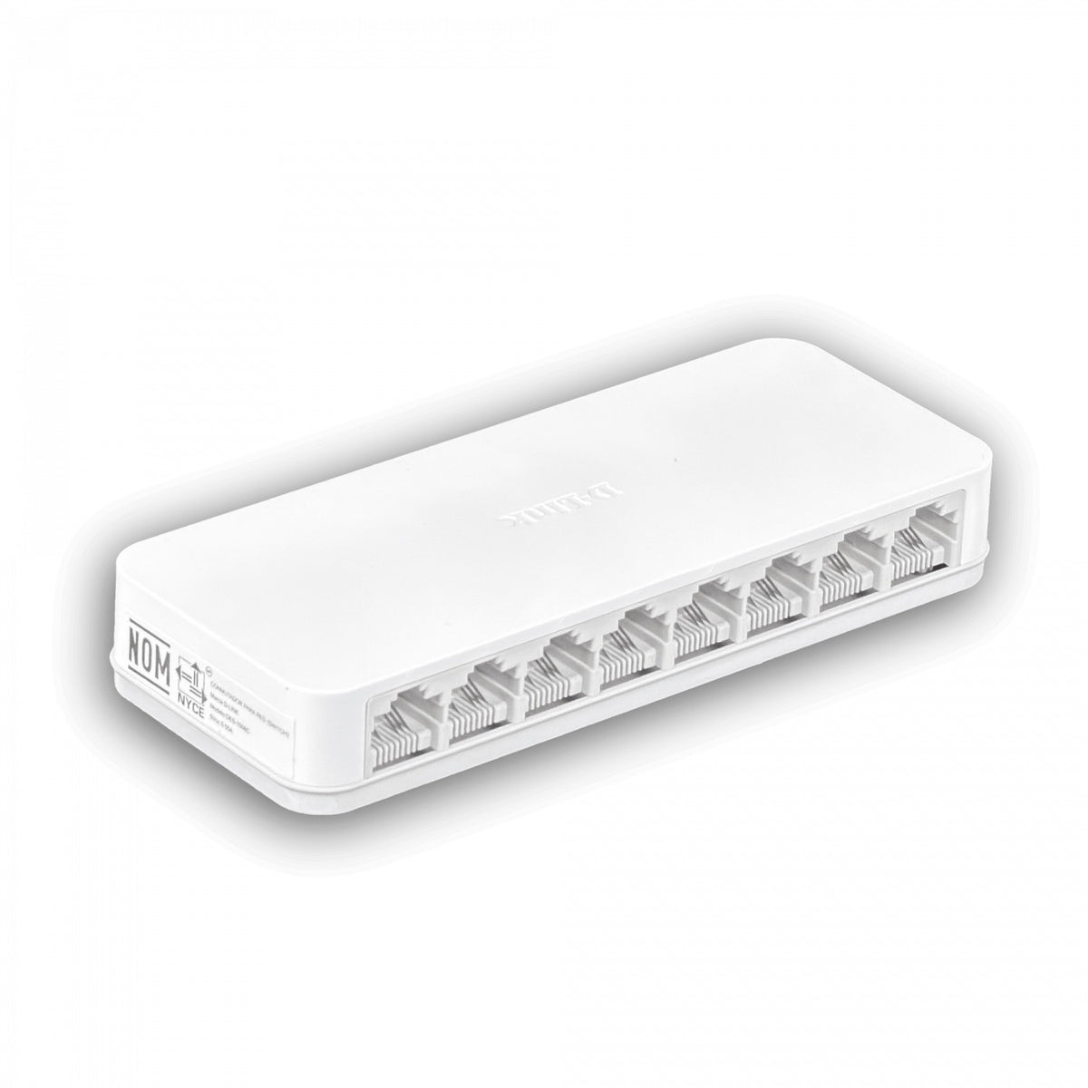 DES-1008C Switch de Escritorio D-LINK 8 Puertos 100Mbps No Administrable No Montable en Rack Incluye Adaptador 5V/0,5A Fabricado en Taiwán