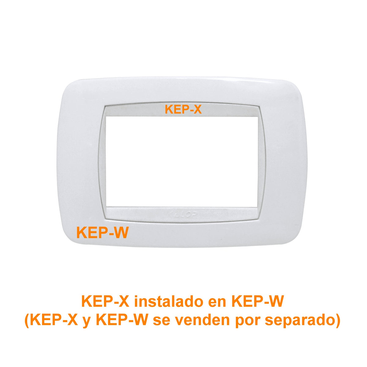 KEP-X KALOP Jonica Blanco Marco 3 Modulos 3-Puestos KL40905