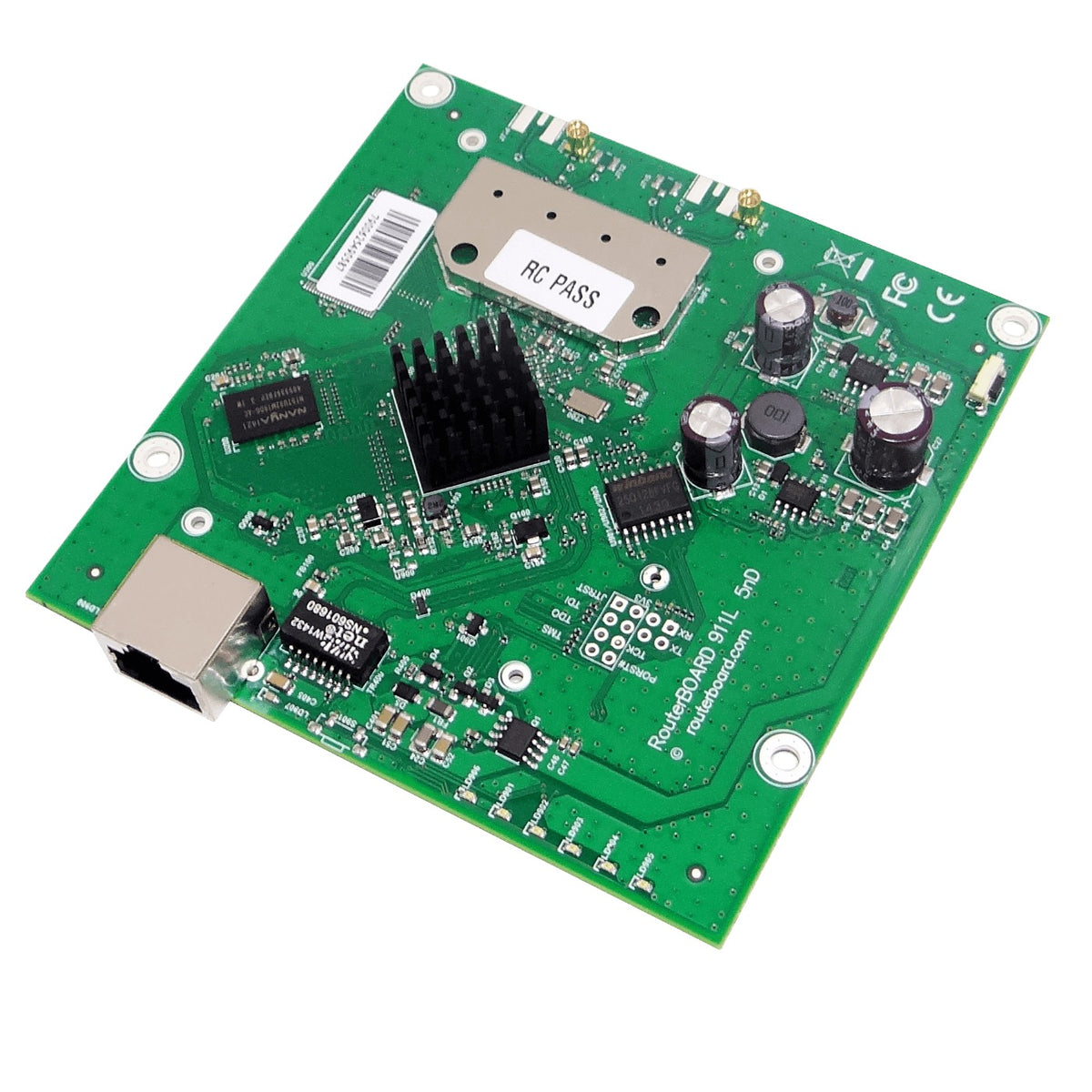 RB911-5HND MIKROTIK 5GHZ 2X2 2-MMCX 1-100-POE/8-30V 600MHZ L3 26DBM 105X105MM