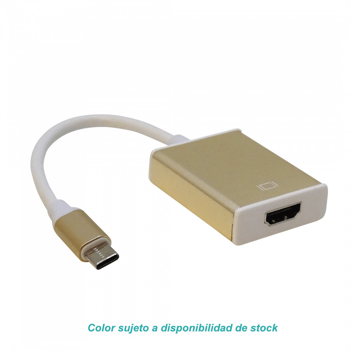 USBC-HDMI Adaptador USB-C Macho a HDMI Hembra v1.4 1080p Cable Convertidor 12cm solo-PC