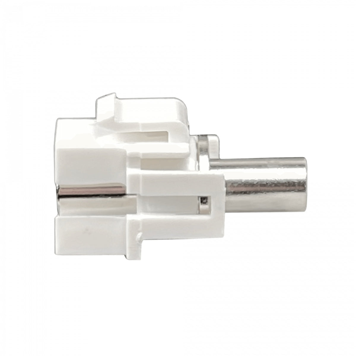 K35L 3.5mm Keystone Audio-Hembra-Hembra 3,5mm-HH Blanco Phone-1/8