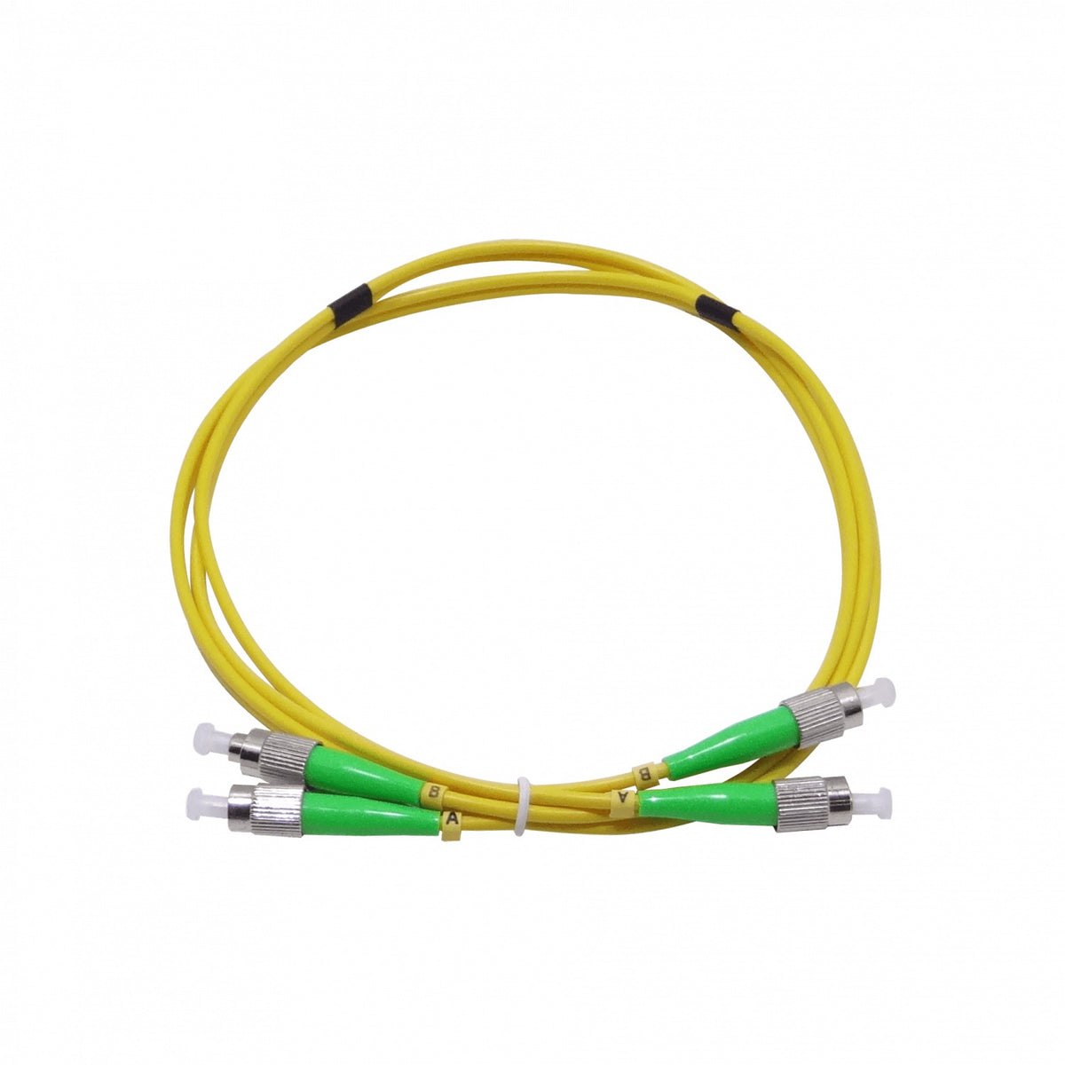 JFSHH1 1metro FC/APC-FC/APC Monomodo SM Dúplex Latiguillo Fibra Óptica 9/125um 3mm