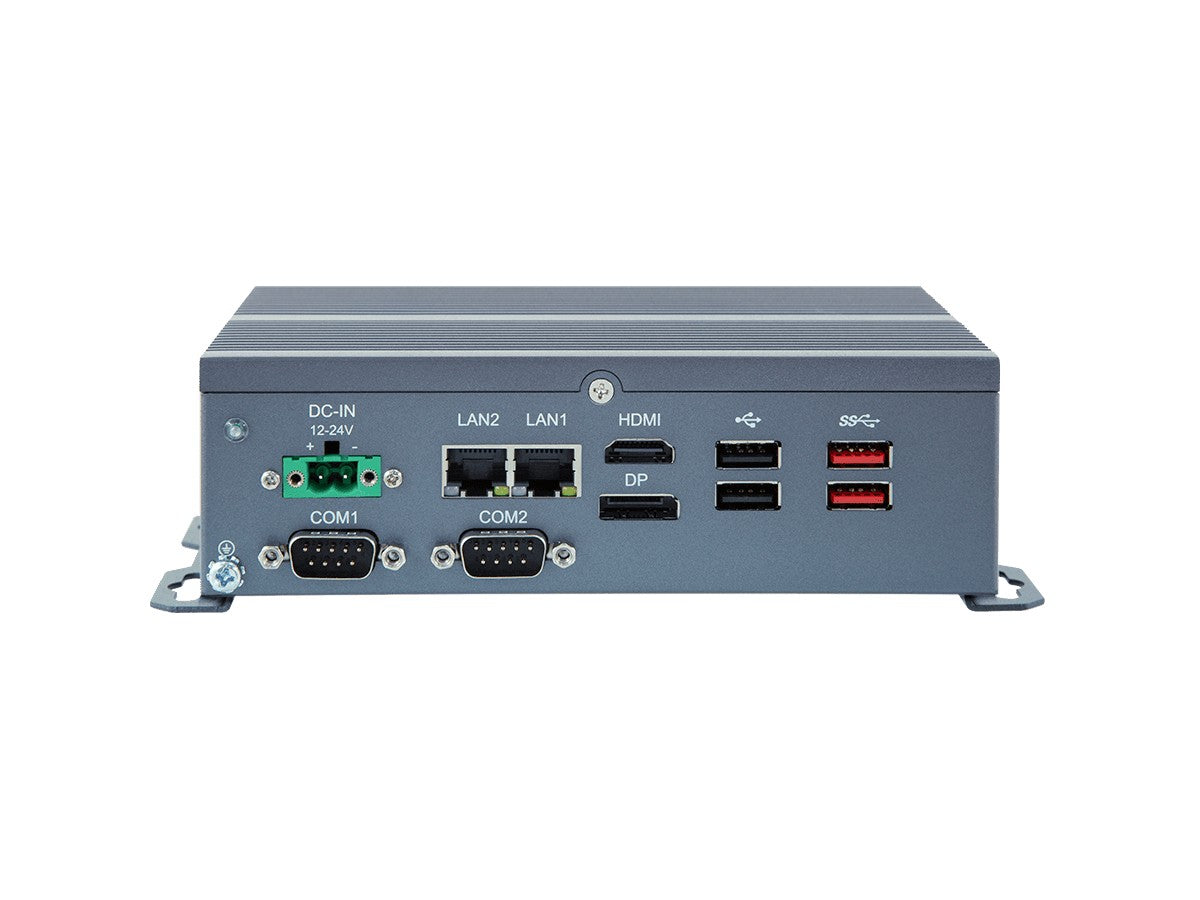 PC Industrial Fanless Intel Celeron J6412 Elkhart Lake, 1 GbE + 1 2.5GbE