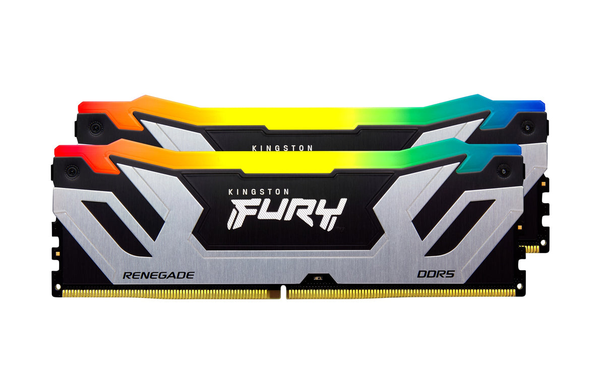 Kingston Technology FURY 48GB 8400MT/s DDR5 CL40 CUDIMM (Kit de 2) Renegade RGB Silver XMP