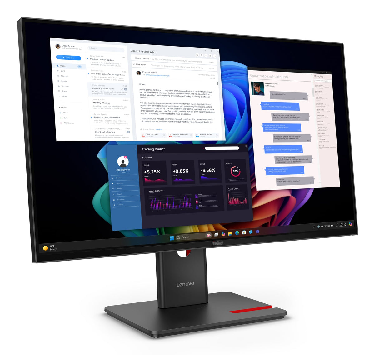 Lenovo ThinkVision Monitor T27U-D40 27inch 3840x2160