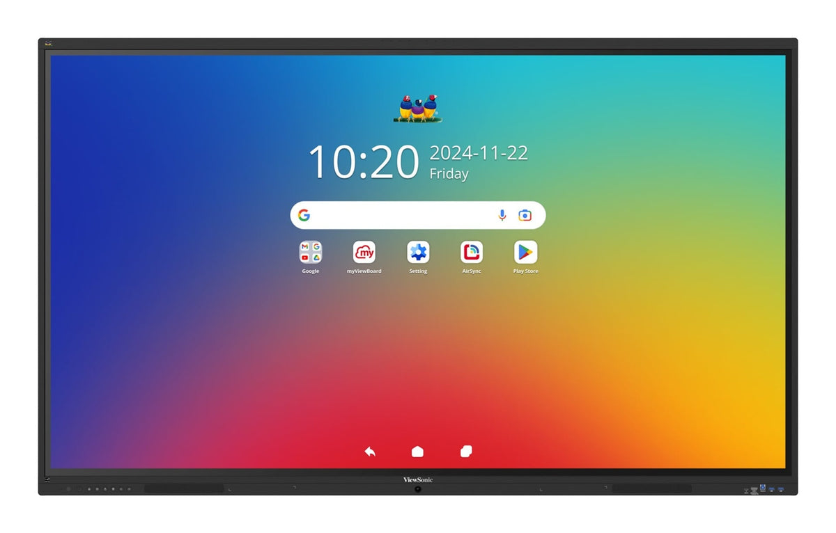 Viewsonic IFP8641 pizarra blanca interactiva 2,18 m (86") 3840 x 2160 Pixeles Pantalla táctil Negro HDMI