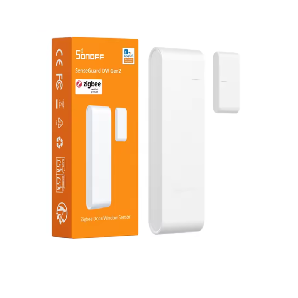 Detector inteligente para puertas y ventanas SONOFF SenseGuard DW Gen2 Zigbee | SNZB-04PR2