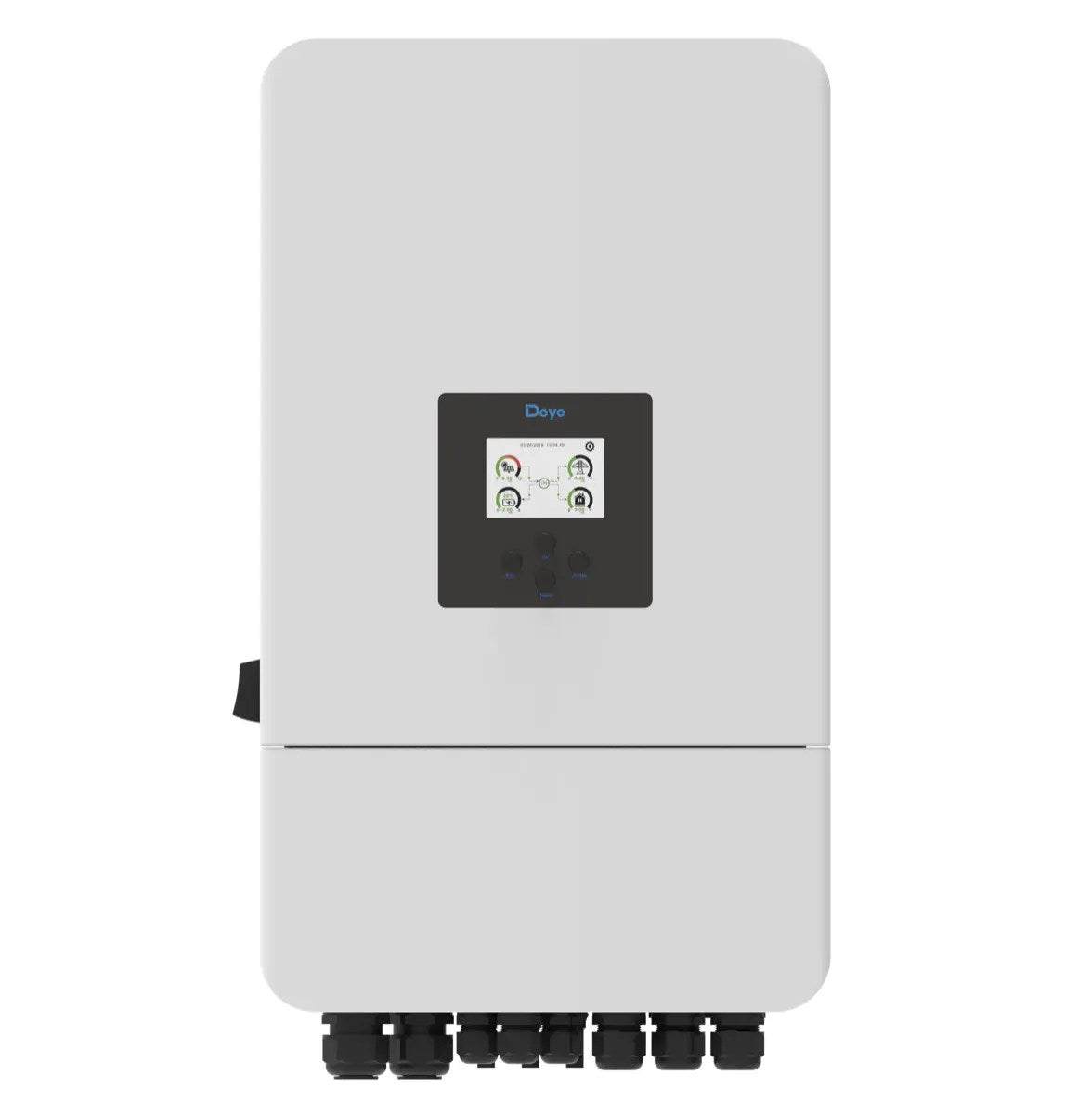 Inversor híbrido trifásico (48V) – Deye 10kW 2 MPPTs (IP65)