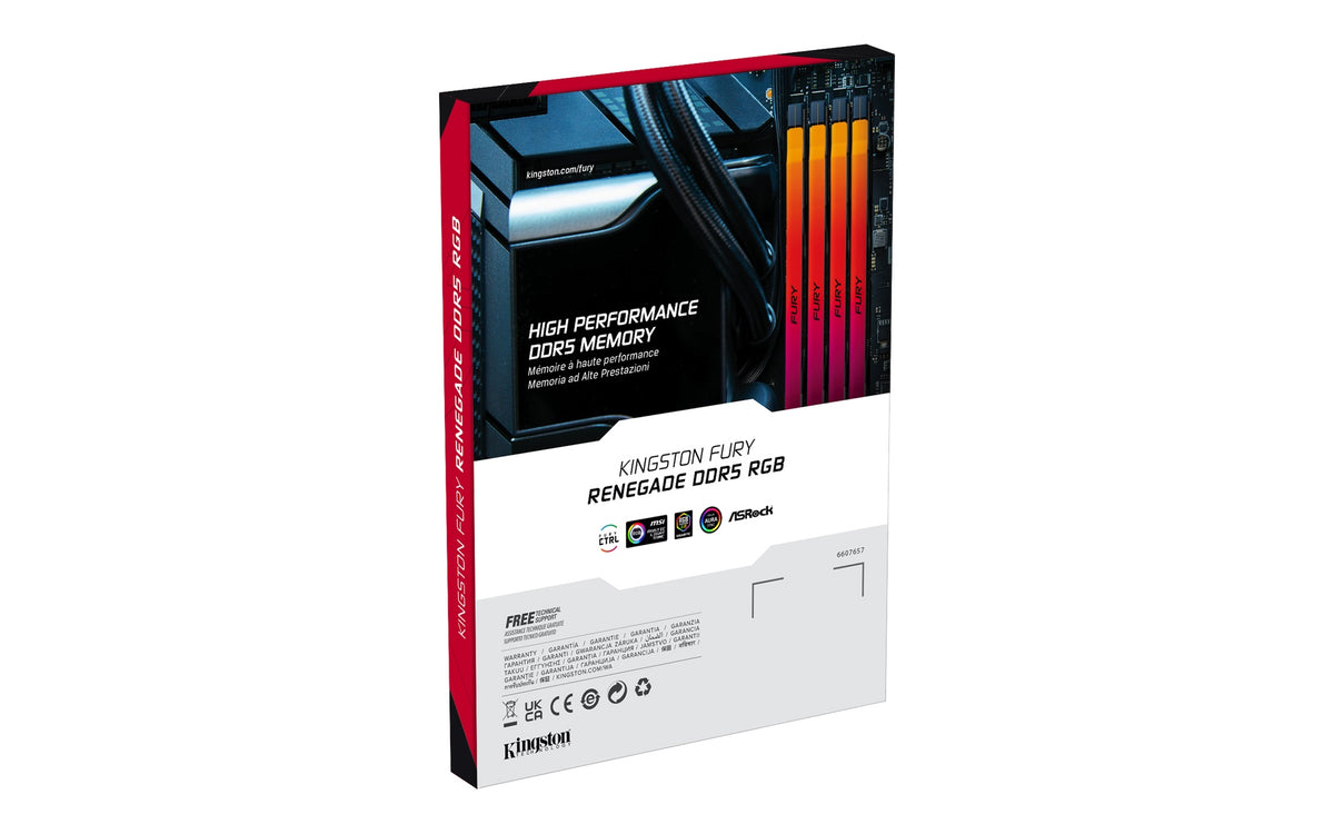 KNG Fury Mem RAM 48GB 6000MT/S DDR5 DIMM RGB RENEGADE XMP