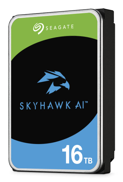 Seagate SkyHawk AI disco duro interno 16 TB 7200 RPM 512 MB 3.5" Serial ATA III