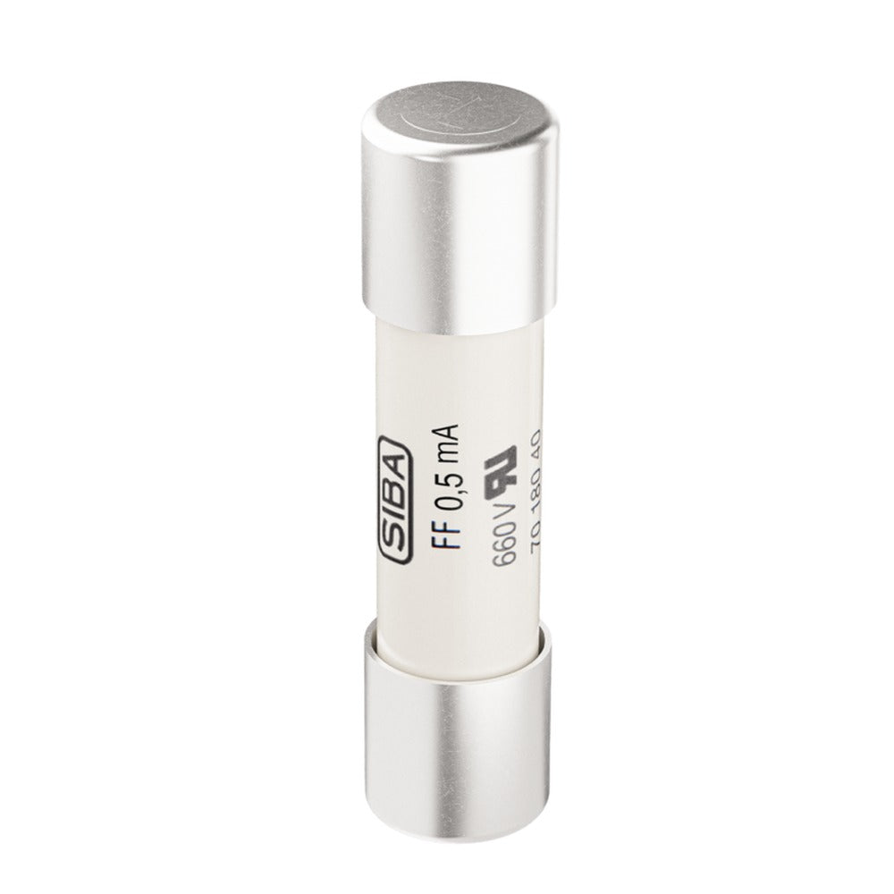 Fusible cerámico SIBA 0,2A 5x20mm, 660V AC/DC max, curva FF (aR)