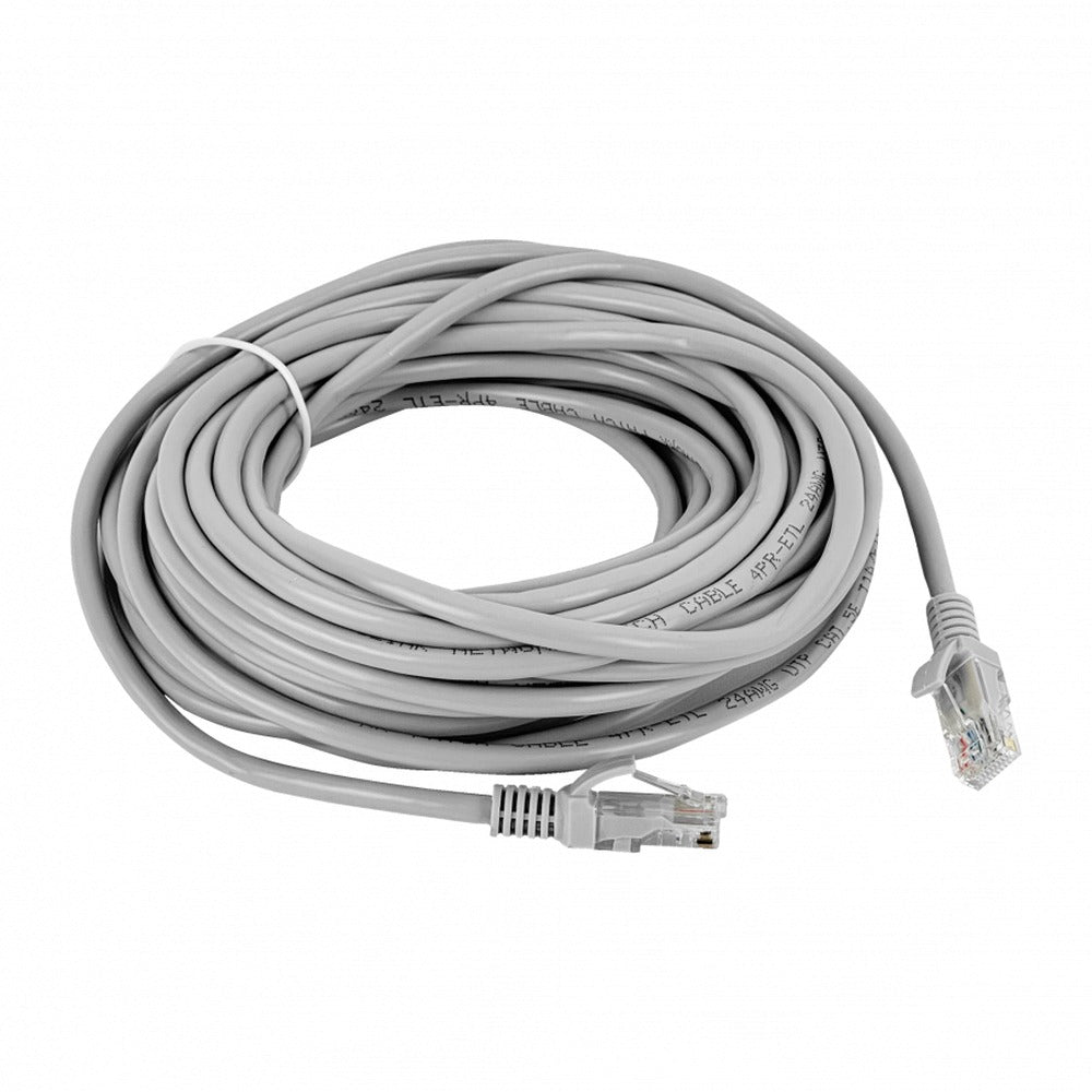 CPG-10C 10mt Cable de Parcheo 1-unidad CAT5E UTP 26AWG-CCA Gris RJ45 Moldeado vista 2