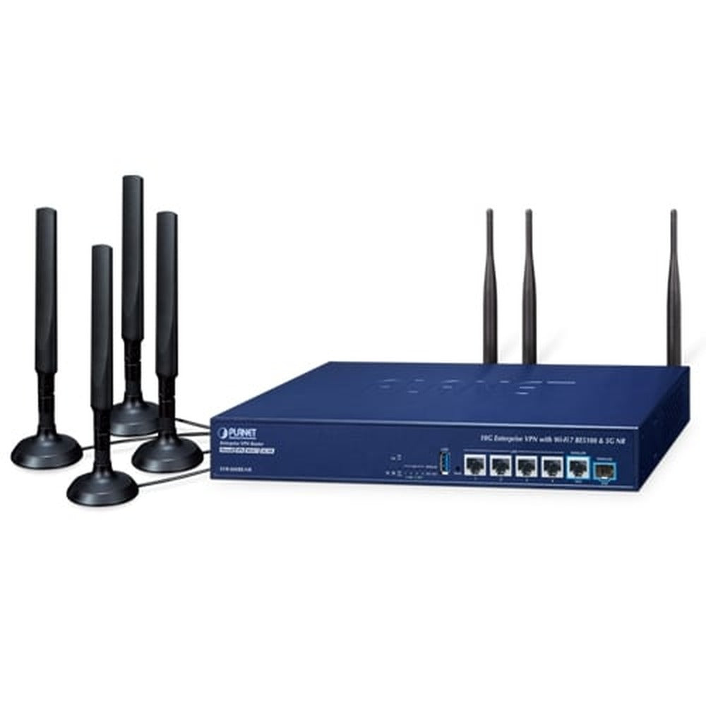 Router de Seguridad VPN Empresarial 5G NR y Wi-Fi 7 Dual 10G con 4 Puertos 10/100/1000T