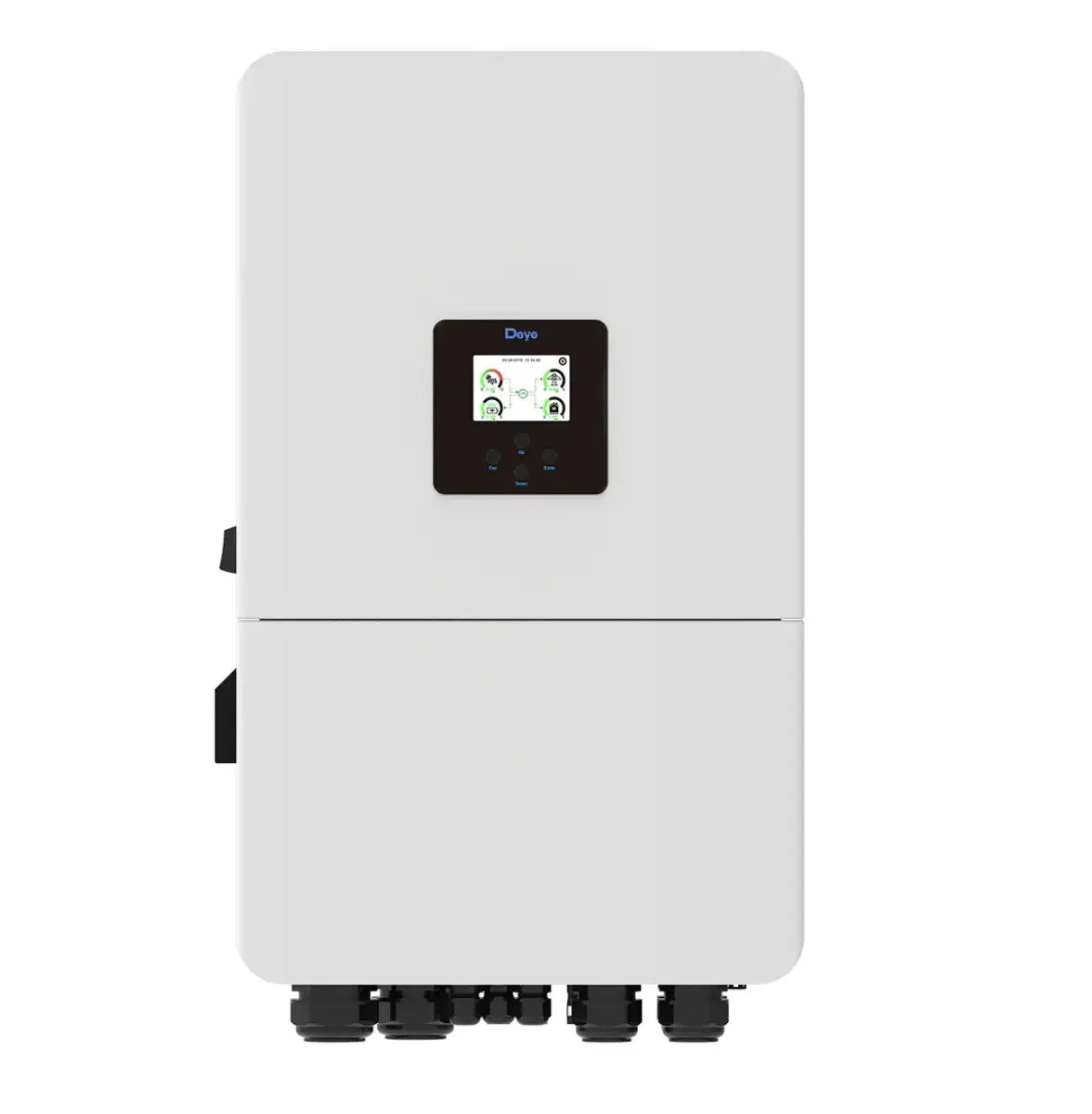 Inversor híbrido trifásico (48V) – Deye 20kW 2 MPPTs (IP65)