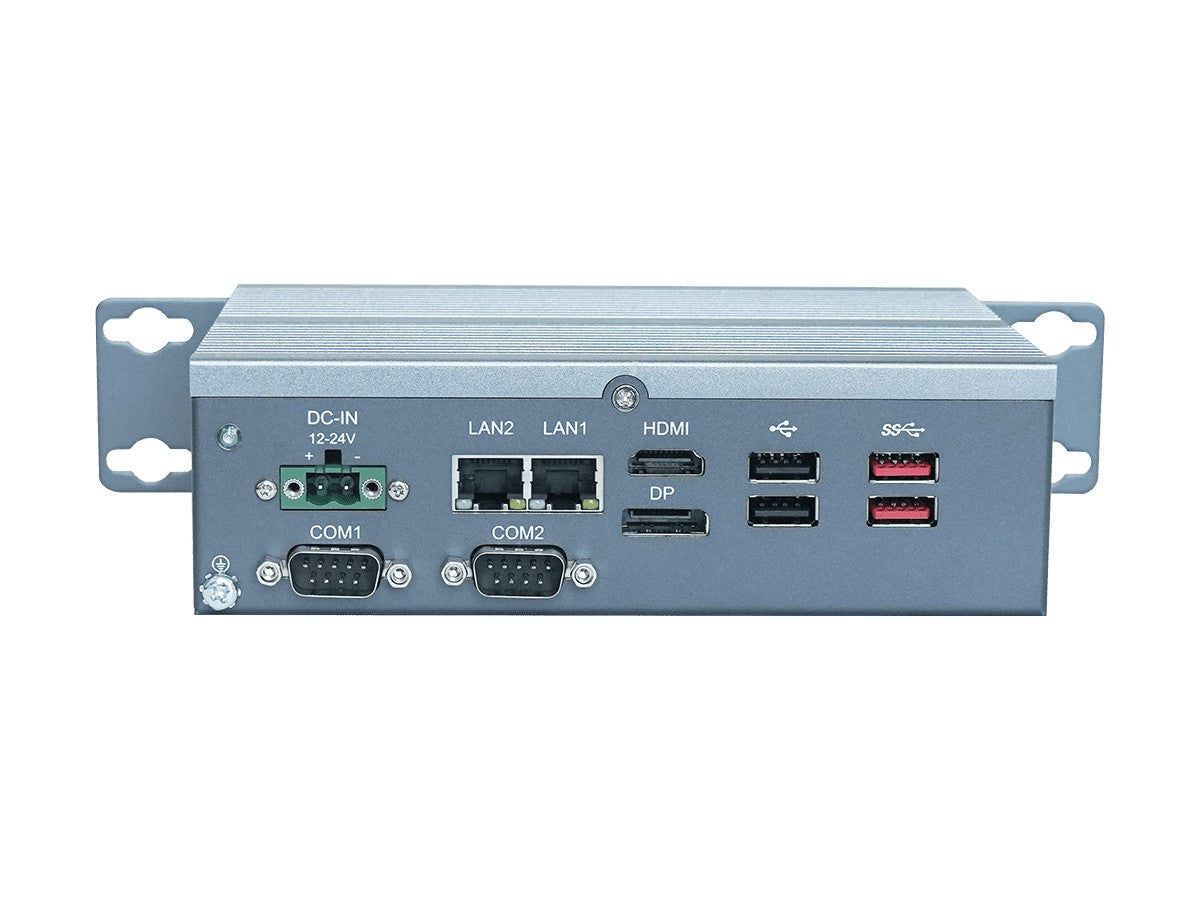 PC Industrial Fanless Intel Celeron J6412 Elkhart Lake, 1 GbE + 1 2.5GbE vista 4
