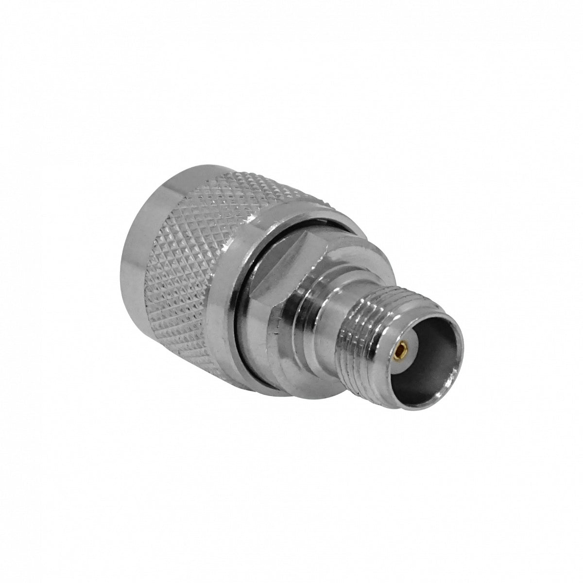 NMTH Adaptador coaxial de conexión recta, conector N-Macho a TNC-Hembra