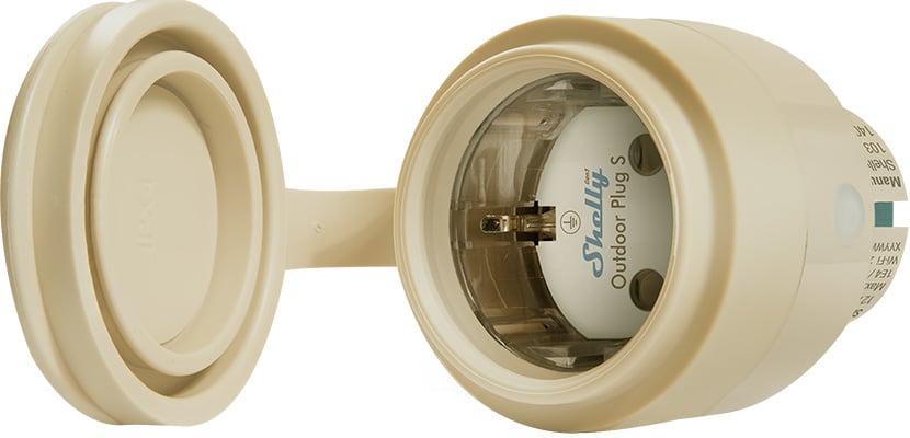 Enchufe inteligente para exteriores IP44 con medición de energía 12A Wi-Fi y Bluetooth