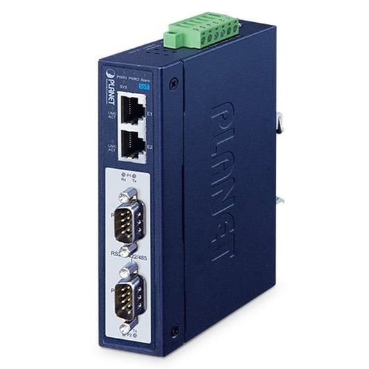 Puerta de Enlace Modbus Industrial IP30 de 2 Puertos RS232/RS422/RS485